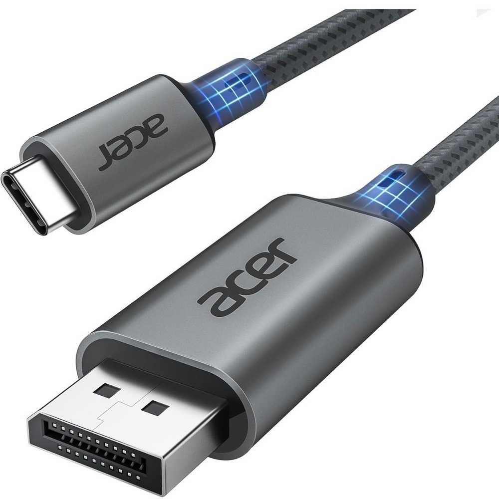 Acer USB C to DisplayPort Cable 6.6FT 4K 60Hz 2K 165Hz OCB246 Braided Cord